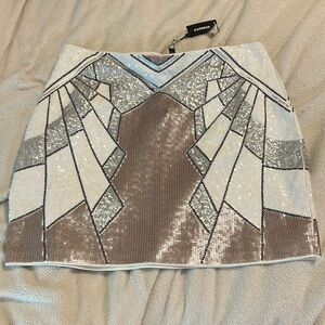 NWT - Express Sequin skirt